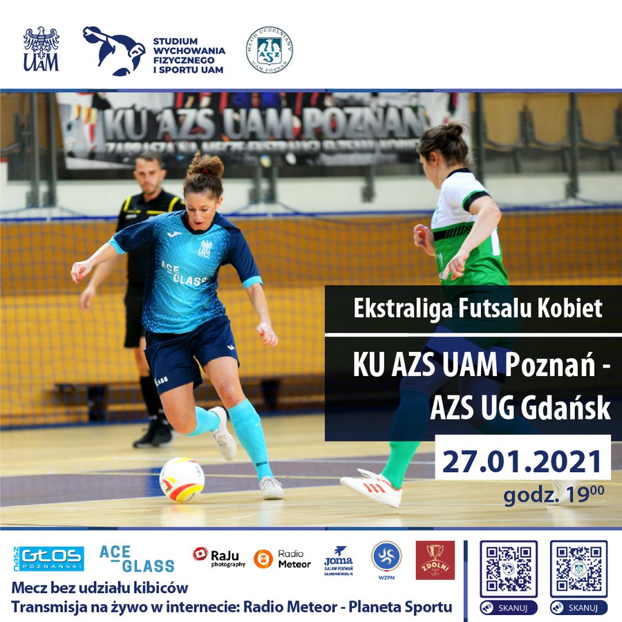Ekstraliga Futsalu Kobiet - KU AZS UAM Poznań - AZS UG Gdańsk