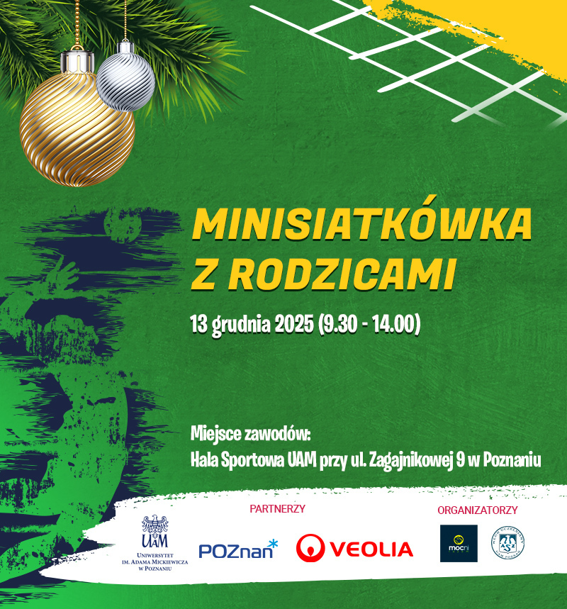 TURNIEJ GWIAZDKOWY - minisiatkówka z rodzicami